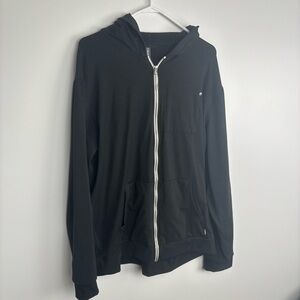 Vuori Black Zip-Up Men's Sweater